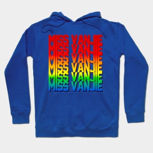 Miss Vanjie! (4) - Glowing Rainbow Gradient Hoodie